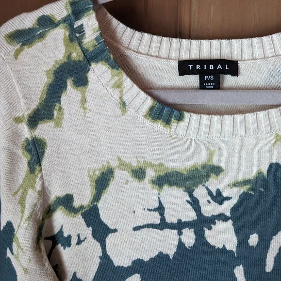 Tribal light weight cotton sweater - Picture 3 of 3